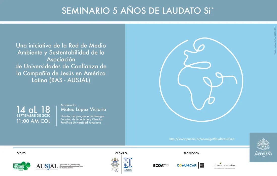 La Javeriana se suma al 5 aniversario de la Encíclica Laudato Si' La Javeriana se suma al 5 aniversario de la Encíclica Laudato Si'