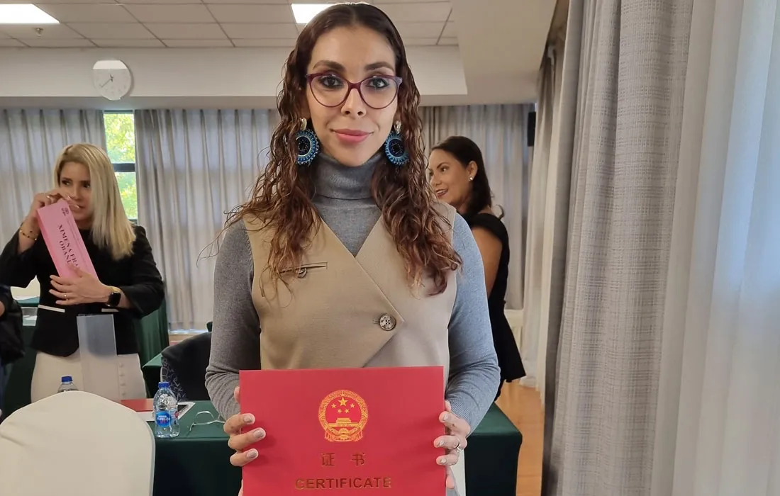 Andrea Ayala Herrera participó en seminario internacional en China